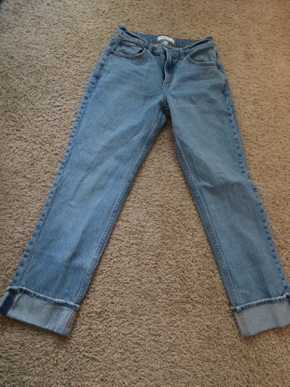 Abercrombie & Fitch 90s Straight Mid Rise - Picture 2 of 5